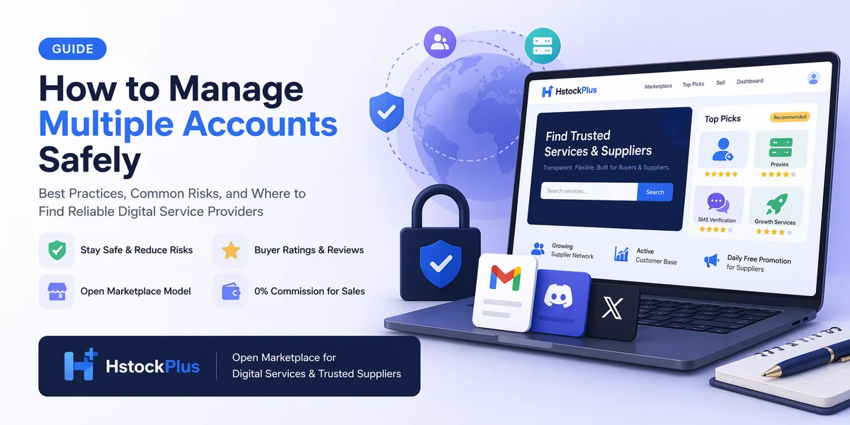 How to Manage Multiple Online Accounts Safely (And Where to Find Reliable Services)