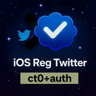 iOS REG Fresh Twitter accounts [ct0+auth_token+2FA]