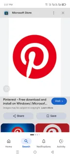 Cuenta antigua de Pinterest