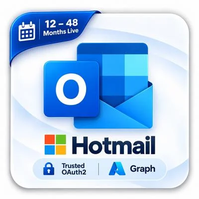 Hotmail de confianza OAuth2 | Acceso Graph | 12–48 meses | Omitir los últimos 7 días