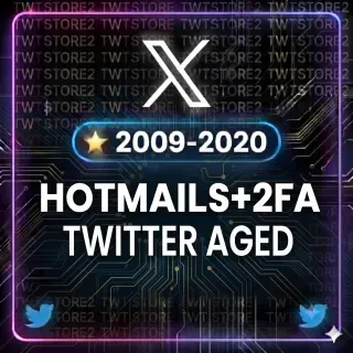 پرانا Twitter (2009-2020) | Hotmail + 2FA + ٹوکن
