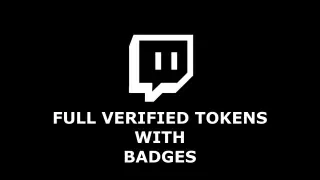 ❤️ FULL VERIFIED Twitch BADGES Tokens Real Twitch Accounts EMAIL + PHONE ❤️