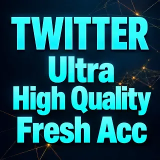 초고품질 신규 Twitter 계정 | Token 로그인 전용