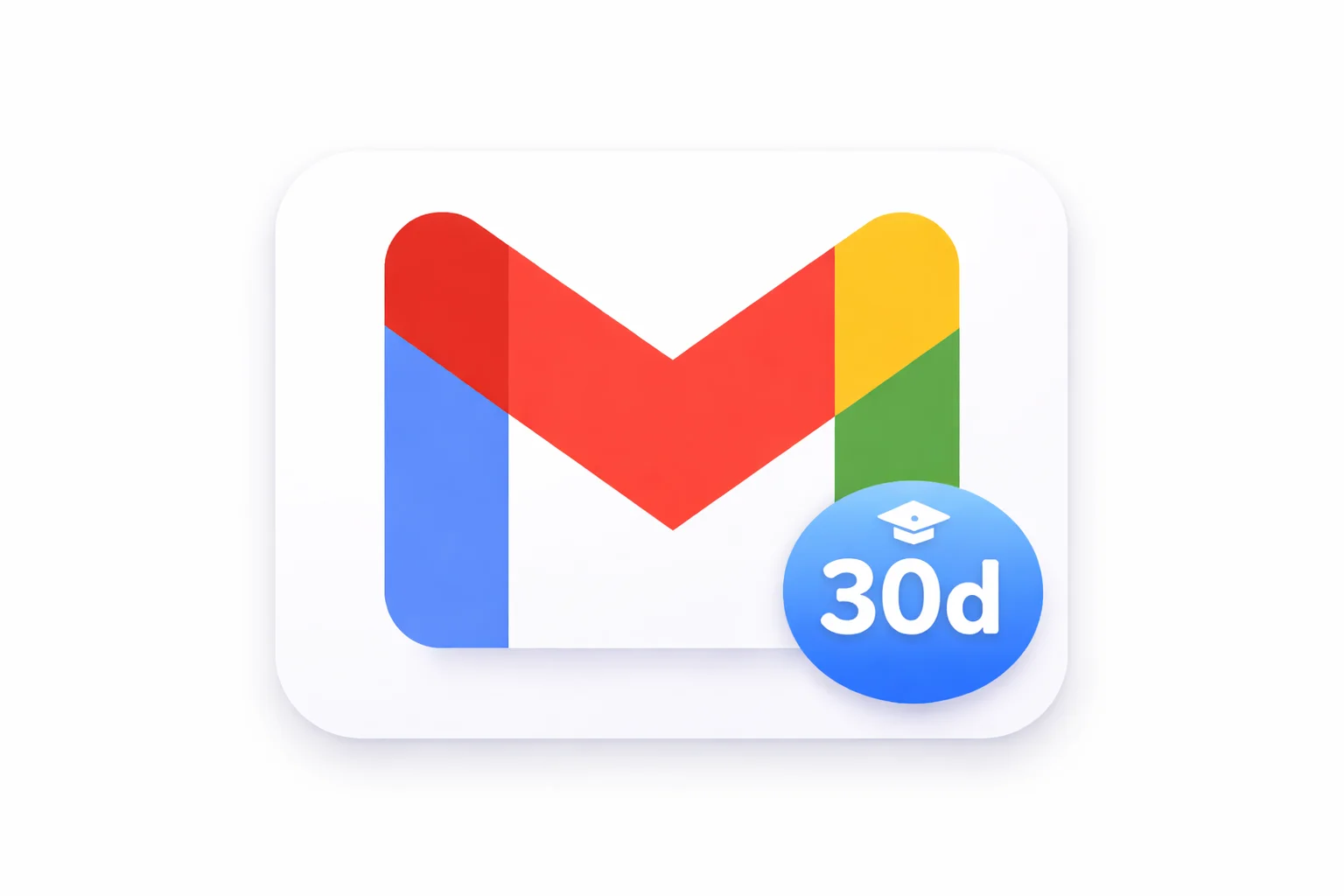 Gmail 教育版 30天 Gmail 地址使用权限