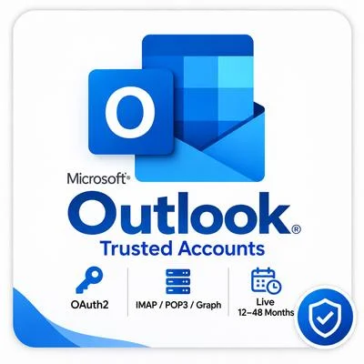 Outlook Trusted OAuth2 | IMAP/POP3/Graph | Live | 12–48 meses