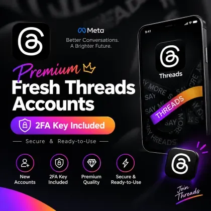 Threads Fresh Threads Accounts | 2FA Key Included | Premium & Secure
