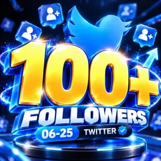 100+ متابع | 06-25 TWITTER | 2fa+token+Hotmail | دول مختلطة