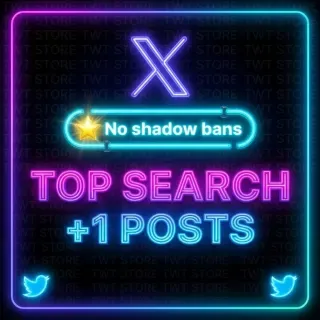 Twitter NO SHADOW BAN | TOP Search | 2FA / Token | 21+ Days Aged | Avatar