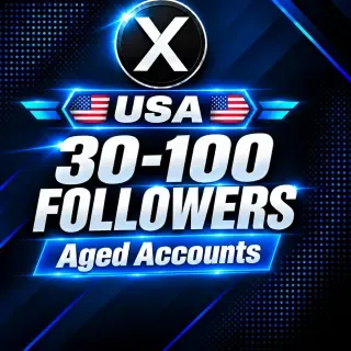 USA Twitter Account | 30-100 Followers| Aged Premium | Mail Verified | 2Fa added | Auth_Token