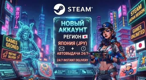 🎮 Steam | 日本 | 通貨JPY | ネイティブメール | 手動登録