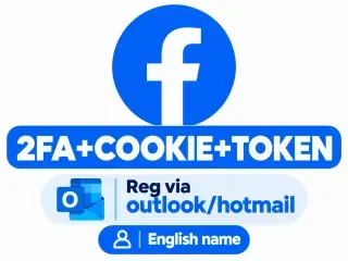 60+ দিনের পুরনো Facebook|Hotmail দিয়ে রেজিস্টার্ড|2FA+COOKIE+TOKEN যোগ করা|ইংরেজি নাম|আংশিক প্রোফাইল|নতুন Fb অ্যাকাউন্ট|মিশ্র আইপি|H_S