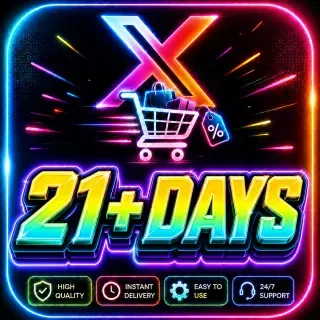 X Twitterアカウント登録から21日以上経過、高品質なアカウント