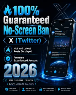 🔥 100% Guaranteed スクリーンなしのBan X（Twitter）対応 | 最新＆ホットな投稿を表示 | プレミアム経験済みアカウント | 2026