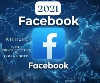 2021 Facebook Account with Profile Picture and Cover Picture Added and 2FA Enabled