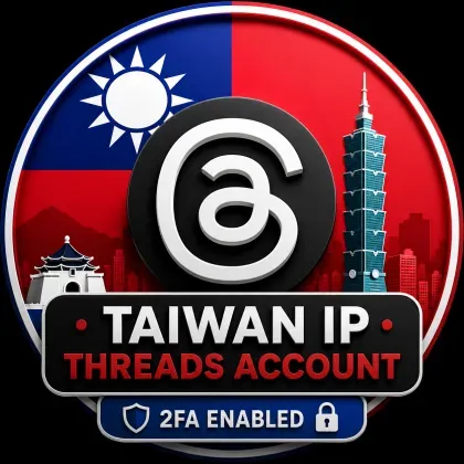 Threads Taiwan IP Threads Account | 2FA Enabled | High Quality | 100% Taiwanese IP