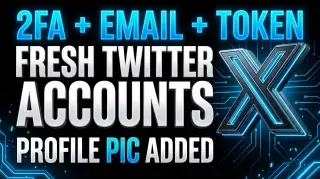 Fresh Twitter Accounts With 2FA + Email + Token