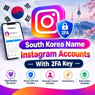 South Korea Name Profile Instagram Accounts With 2FA Key