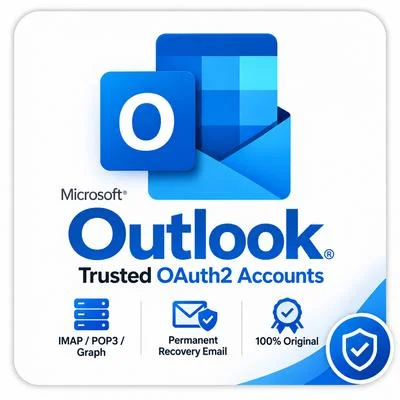 Outlook Trusted OAuth2 | IMAP/POP3/Graph | correo de recuperación permanente | 100% original