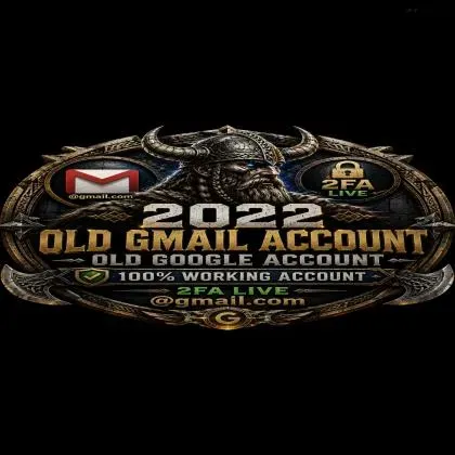 Gmail Google Email 2022 Old Gmail Account | Old Google Account | 100% Working Account | 2FA Live | @gmail.com