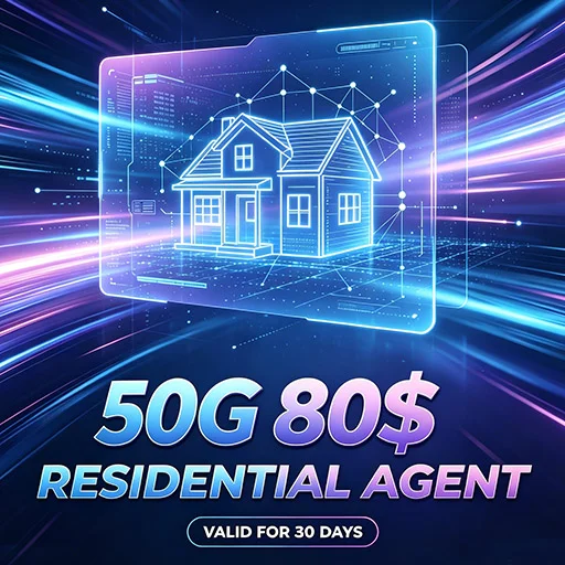 Residential Proxies – 50 GB Monthly Plan