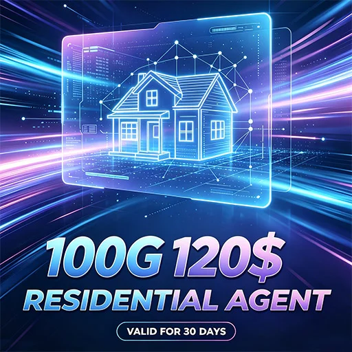 Residential Proxies – 100 GB Monthly Plan