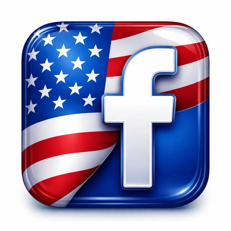Facebook खाते. USA, 2Fa