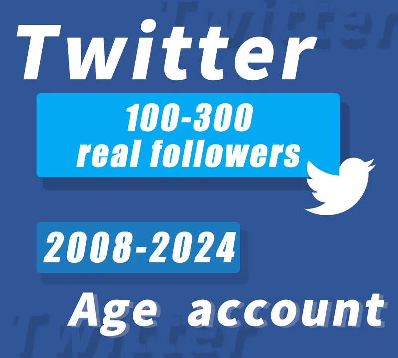 Twitter100-300-Real Followers + 2006-2025 + includes |refresh_token--CT0-+ auth_token +2fa