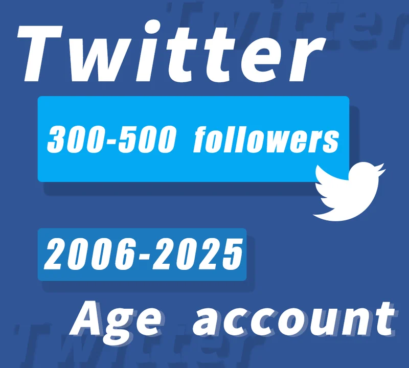 تويتر 300-500 متابع حقيقي + 2006-2025 + يتضمن Firstmail + auth_token + 2FA