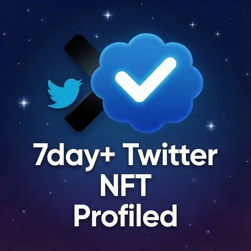 7day+ Twitter NFT Accounts with [ct0+authtoken+2fa]