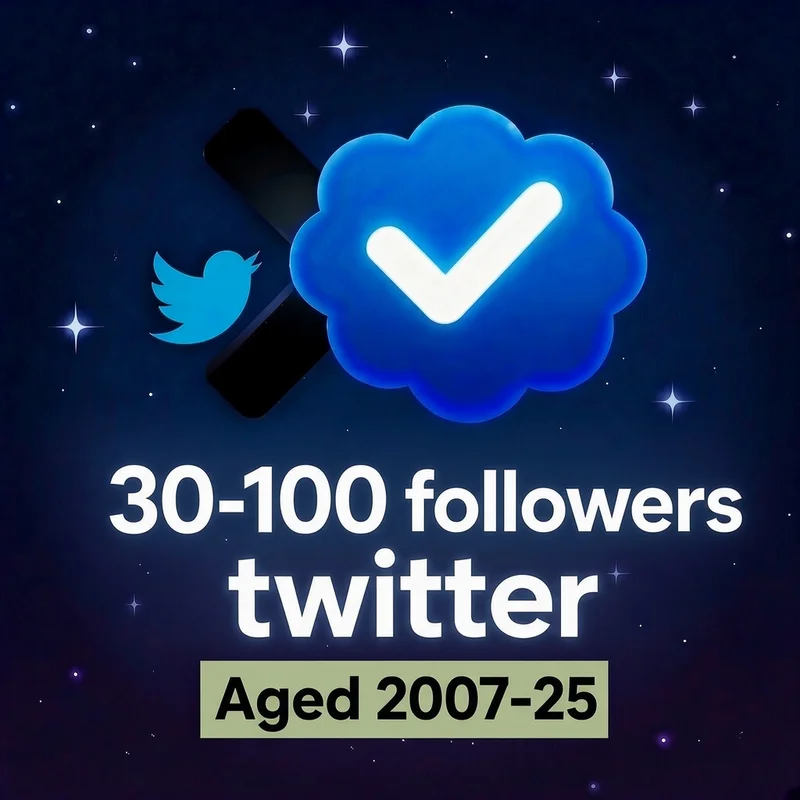 Twitter アカウント 2007-25年製 | フォロワー30-100人 [メール+2FA]