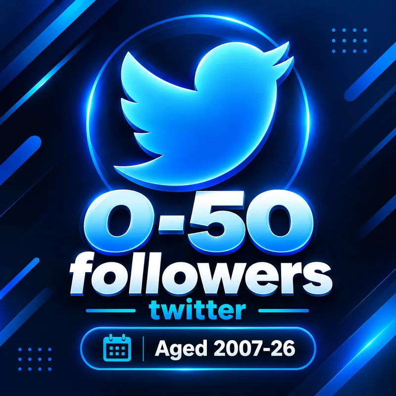 ⭐ Twitter 2007-26 | フォロワー0-50 | メールアクセス可 - 2FAなし |‼️説明を必ずお読みください