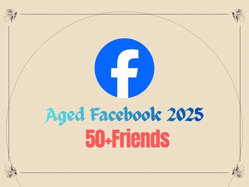 ✅ एज्ड Facebook ✅ 3 महीने पुराना ✅ 50+ फ्रेंड्स ✅ मैन्युअल रजिस्ट्रेशन ✅ ईमेल वेरिफाइड ✅