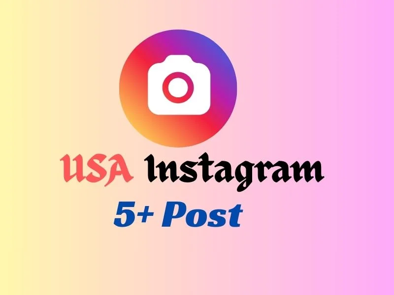✅USA Instagram 5 पोस्ट्स के साथ ✅