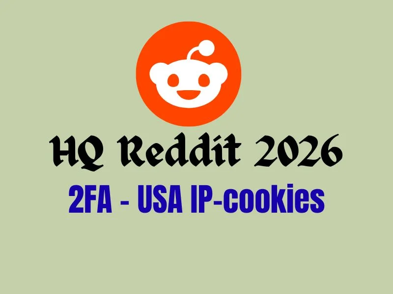 ✅ HQ पुराना Reddit ✅ USA IP ✅ 2FA ✅कुकीज़ ✅