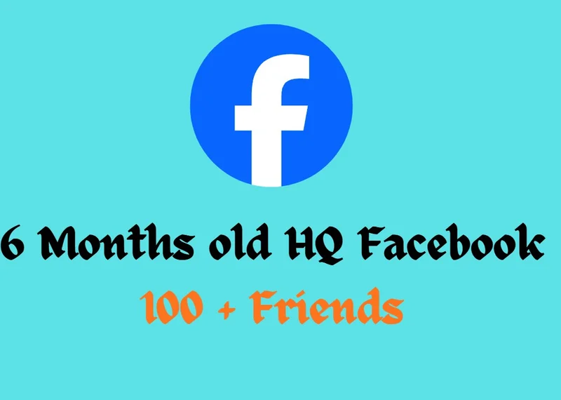 ✅ فيسبوك عمره 6 أشهر مع 100+ أصدقاء ✅ تسجيل يدوي ✅