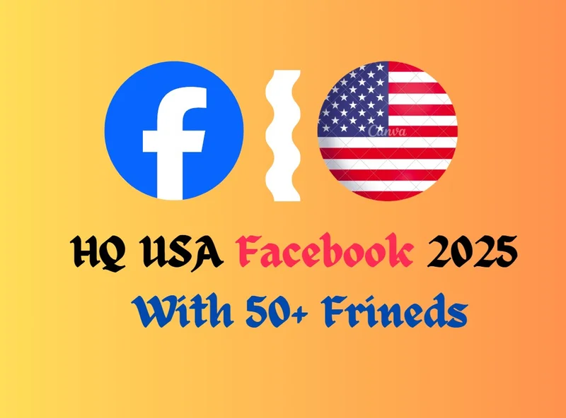 فيسبوك ✅ آي بي أمريكي ✅ 2025 مع 50+ أصدقاء ✅ تسجيل يدوي ✅ بريد إلكتروني موثّق ✅