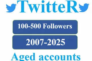 Twitter Aged 🐦 2007–2025 | 100–500 Followers | Firstmail Included | 2FA Enabled