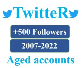 Twitter Aged 🐦 2007–2022 | +500 Followers | Firstmail Included | 2FA Enabled