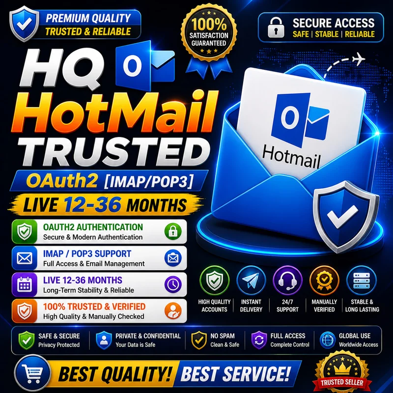 10 个 📧 高质量 Hotmail ✨ | 🔒 可信赖 🛡️ | 🔑 OAuth2 认证 🔐 | 📥 IMAP/POP3 支持 📤 | ⏳ 12–36 个月有效期 ⌛