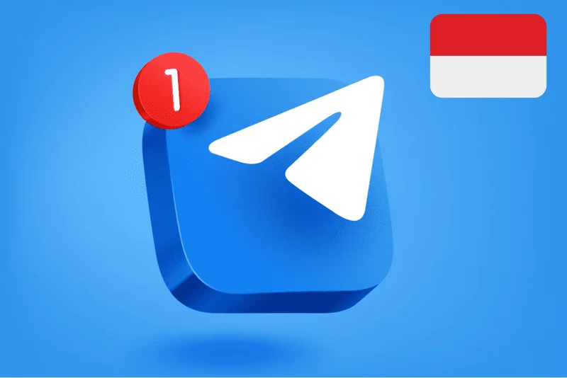 +62 インドネシア Telegram アカウント | 新規 | すぐに使用可能