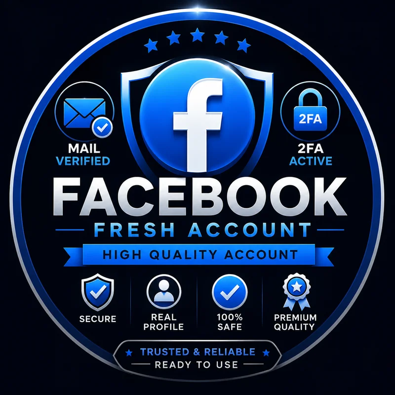 Fresh facebook account mail verified 2Fa active 