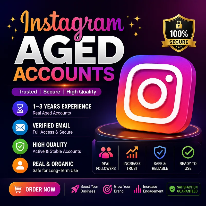 🌟 Instagram Aged Accounts 📸 | 1–3 Years Experience ⏳ | Verified Email 📧 | High Quality 🔥