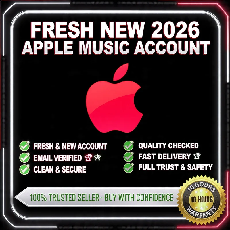 Compte Apple Music neuf avec e-mail vérifié ✅