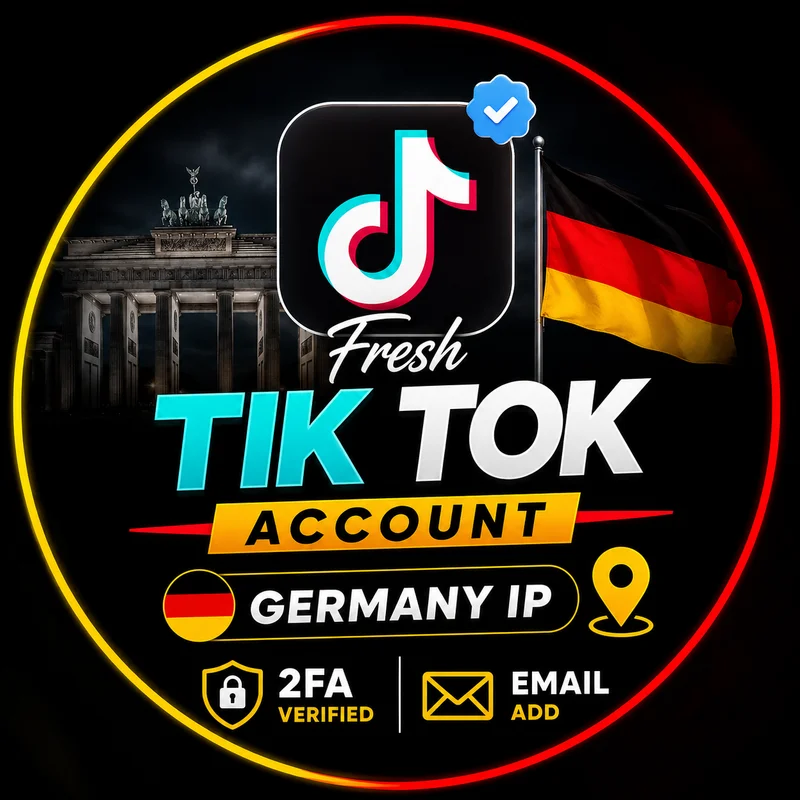 Fresh TikTok Germany IP account with 2factor authentication virefied ✅
