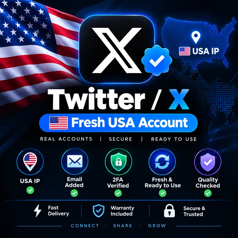Cuenta Twitter nueva | Email + 2FA verificado ✅ | IP USA 🇺🇸🇺🇸🇺🇸