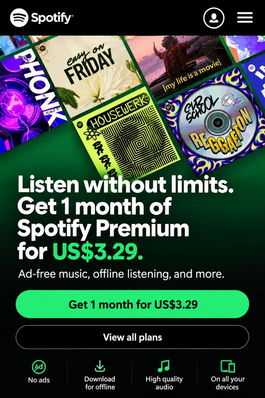 🎵 Tài khoản Spotify Premium mới | Email đã xác minh | Tài khoản premium 3 tháng ⭐