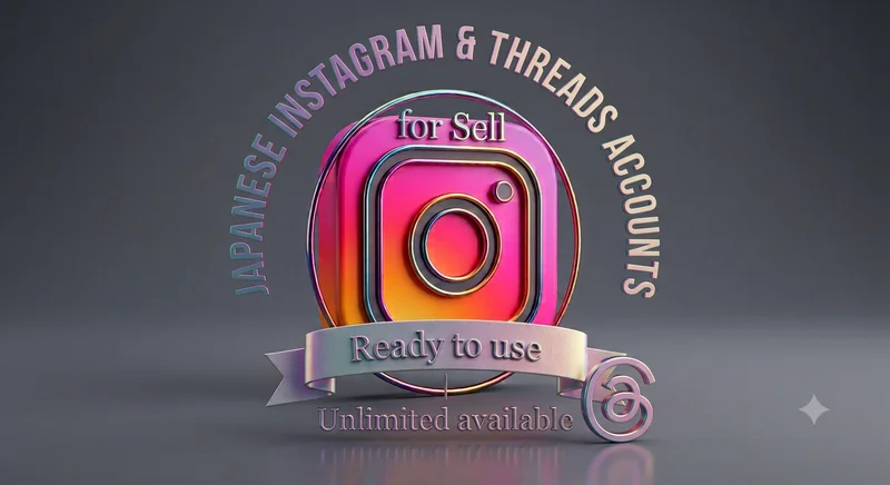 Instagram + Threads Japon neuf | Nom et pays Japon | Prêt à l’emploi