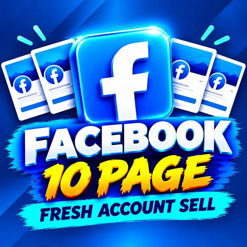 Compte Facebook neuf avec 10 Page | UID+Pass=Cookie+Mail |