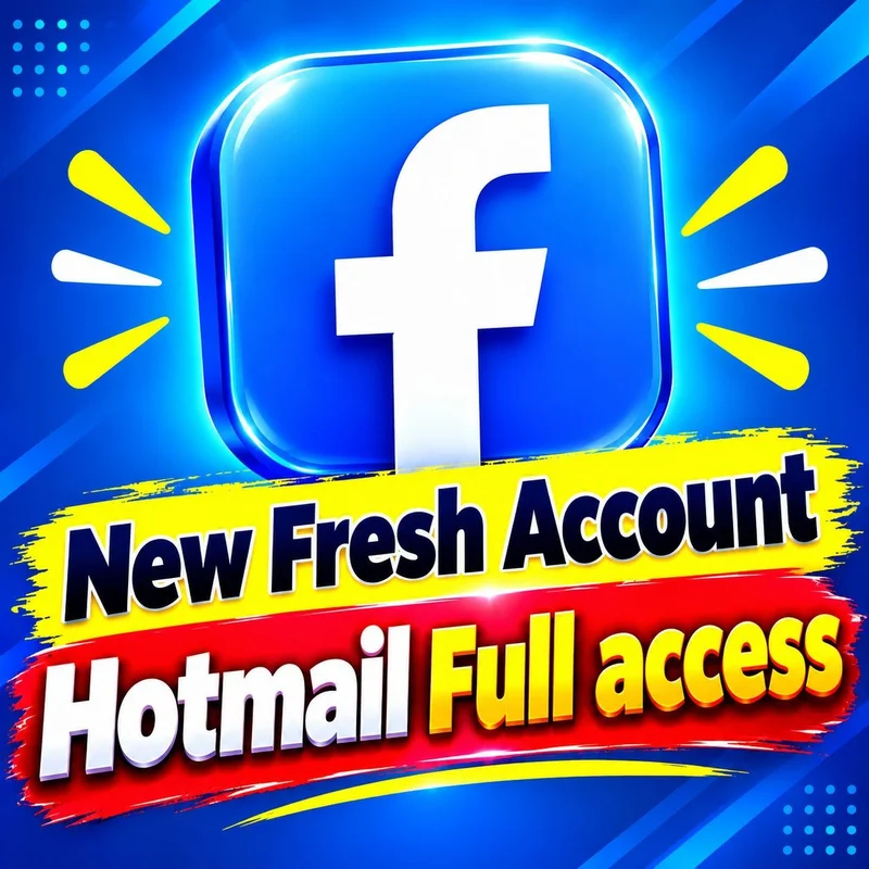 Compte Facebook | E-mail vérifié à 100 % | Accès complet à l'e-mail | Prêt à l'emploi