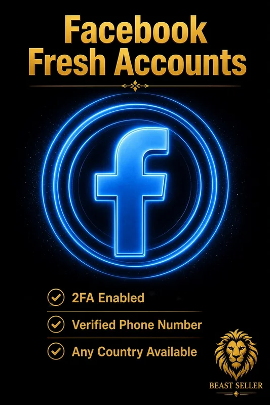 🔥 Facebook 신규 계정 🔥  ✅ 새로 생성한 Facebook 계정 🔐 2FA 활성화 📱 전화번호 인증 완료 💬 문자 메시지(SMS) 인증 옵션 가능  Beast Seller 프리미엄 품질, 믿을 수 있는 전달.